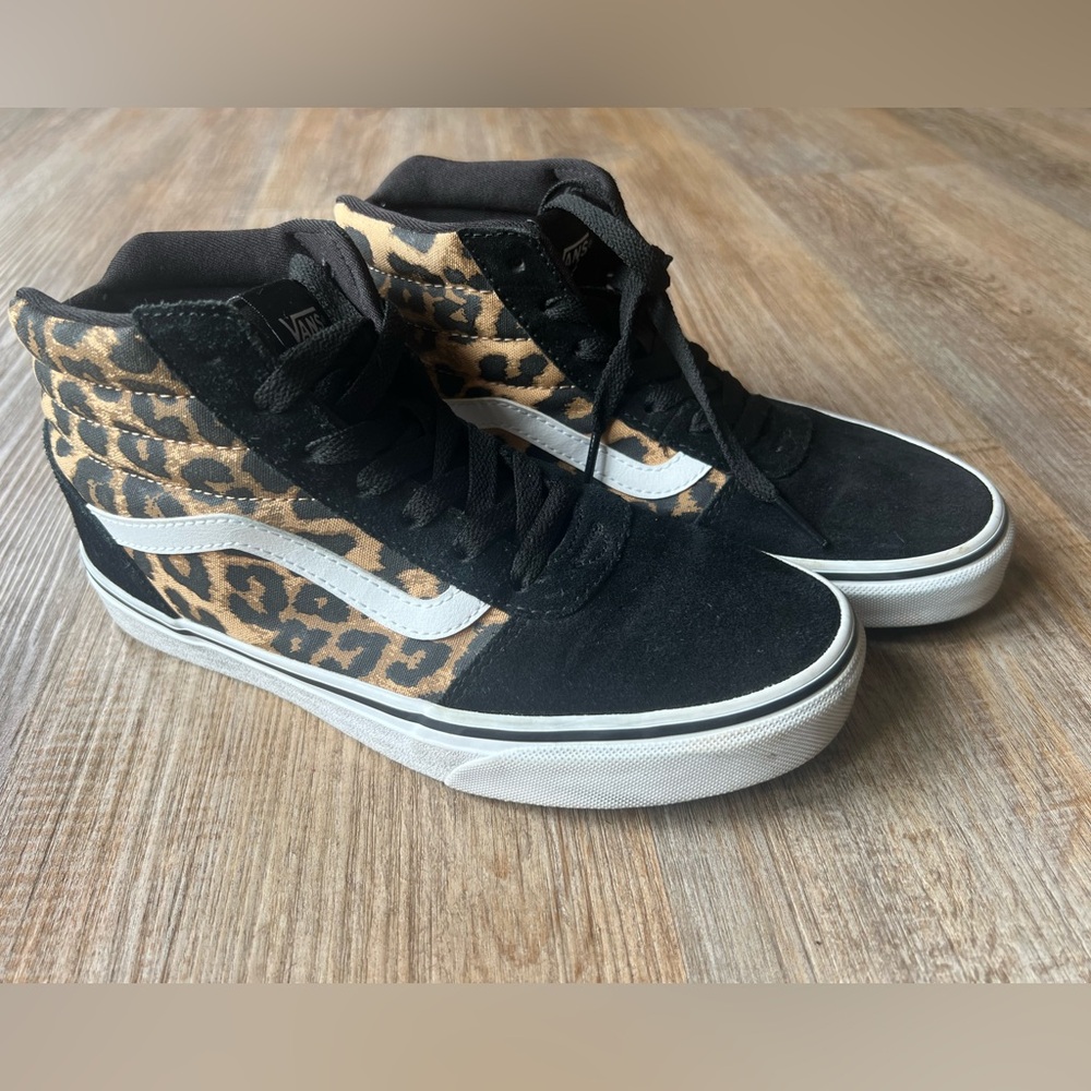 Cheetah high tops vans